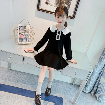 Платье для мальчиков и девочек весенне-осеннее красное океанская кукла платье