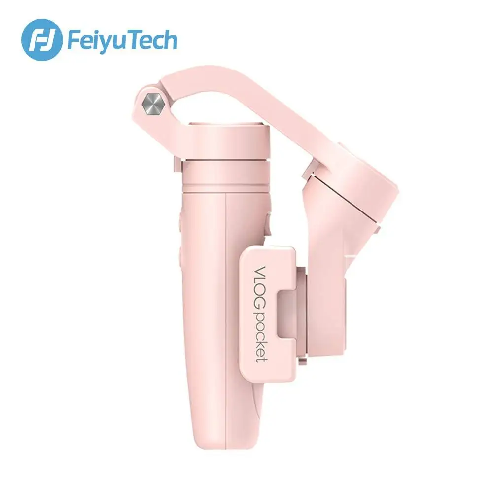 Pink Color FeiyuTech Vlog карманный мини 3-осевой портативный смартфон сотовый телефон видеокамеры Стабилизатор для iPhone X, 8, 7 Plus, 6, HUAWEI P30 pro 、 MI 9 、 VIVO(розовый - Комплект: Pink Color