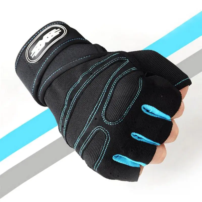 Cycling Gloves Bicycle Bike Anti Slip Shock Breathable Half Finger Short Sports Hiking Accessories for Men | Спорт и развлечения