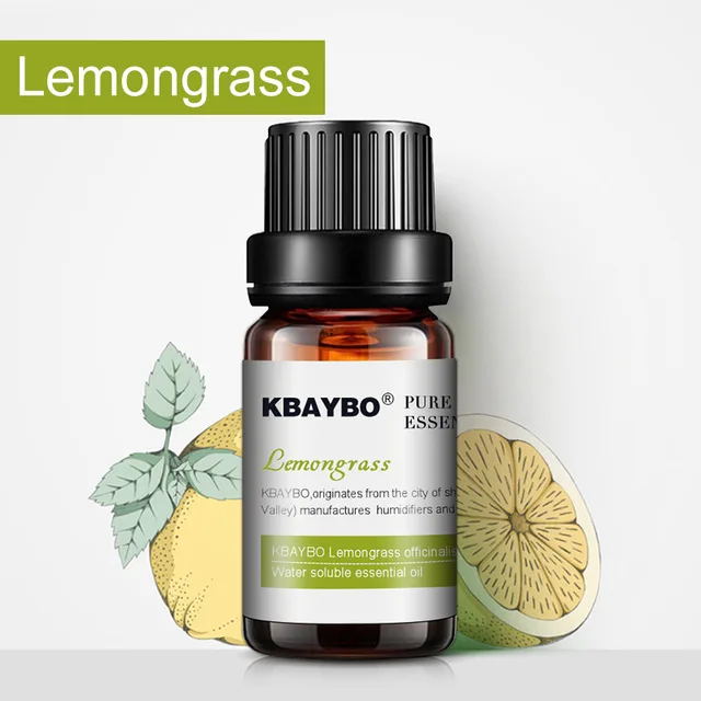 lemongrass Ароматерапия масло увлажнитель эфирное масло для диффузора 6 видов аромат розмарин апельсин Лаванда мята Лемонграсс чай - Цвет: lemongrass