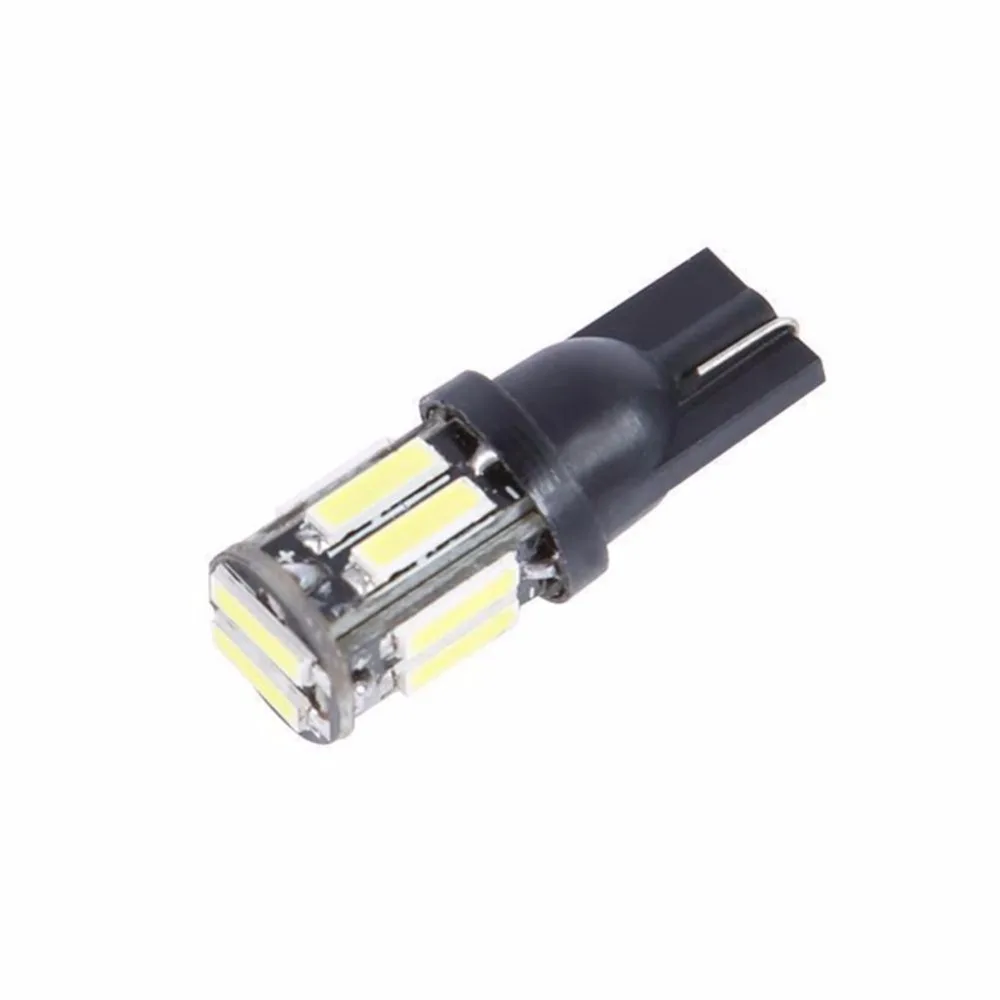 T10 светодиодный 194 168 W5W 10 7020 SMD автомобильная лампа с клиновидным цоколем Запасная