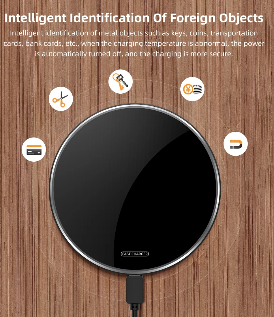 15w qi quick charge wireless charger type c qc 3 0 mobile phone charging station for iphone 11 pro xs xr x 8 samsung s9 s10 s20 free global shipping