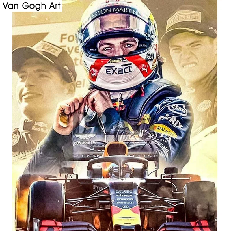 Daimond картина полная квадратная/круглая дрель F1 соревнование игрок 5D алмазные