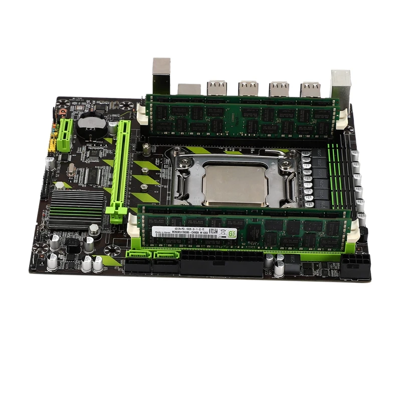 Практичная Настольная компьютерная материнская плата X79G LGA2011 с процессором E5 2689