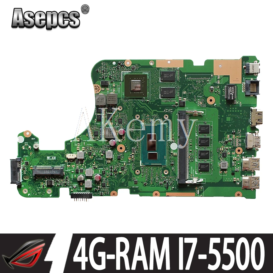 EDP ​​X555LB Mainboard X555LD REV 3.6 для Asus X555LJ X555LF X555LB X555LP Материнская плата ноутбука ЦП 4G RAM I7
