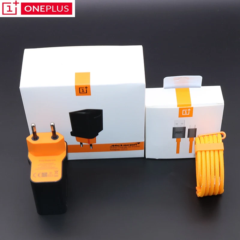 Зарядное устройство OnePlus Warp 5 В/6 А для 7t 7 pro 6t 6 5t 3t 3 быстрая зарядка Usb кабель 1