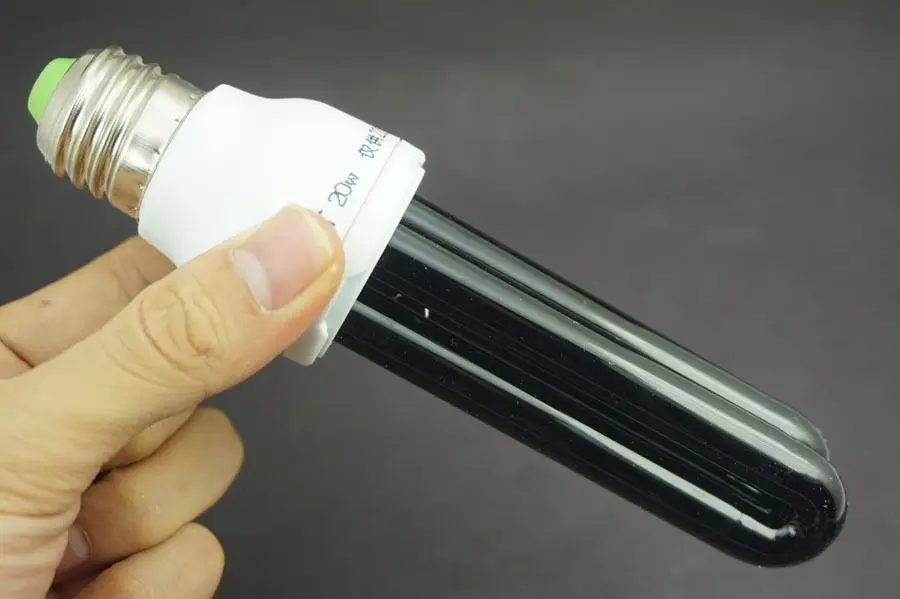 20 Вт Ультрафиолетовый черный светильник с низким энергопотреблением CFL лампа E27