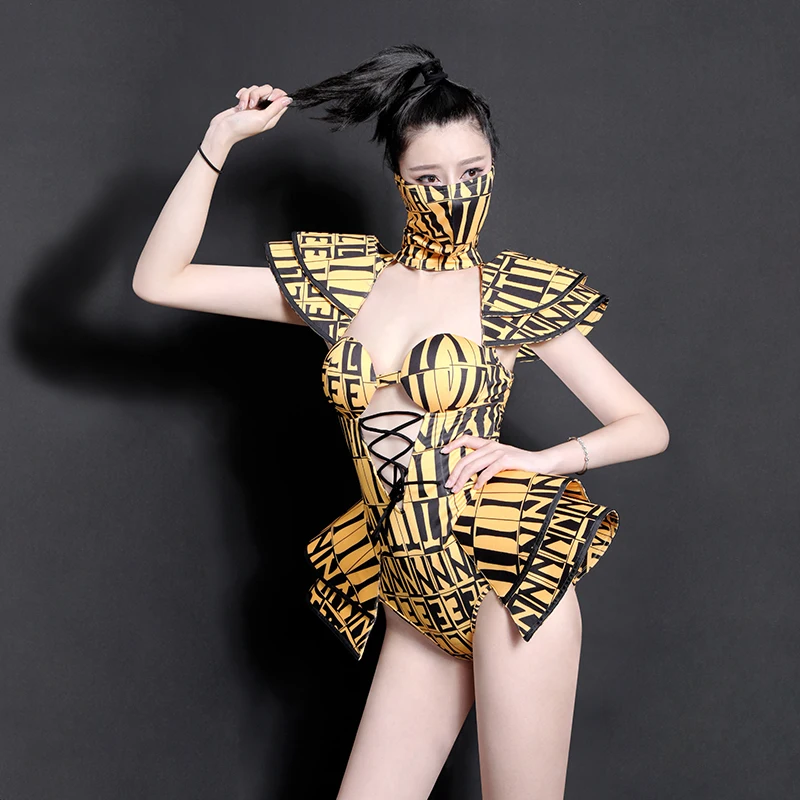 Женский костюм для джазовых танцев танцевальный диджея в стиле хип-хоп одежда