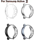 Защитный чехол для Samsung Galaxy Watch ActiveActive 2, аксессуары для умных часов, защитный чехол из ТПУ, рамка 40 мм 44 мм