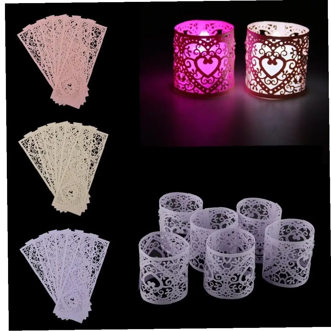 6 шт Свадебные Рождественские светодиодные Чайные подсвечники украшение стола 4x4