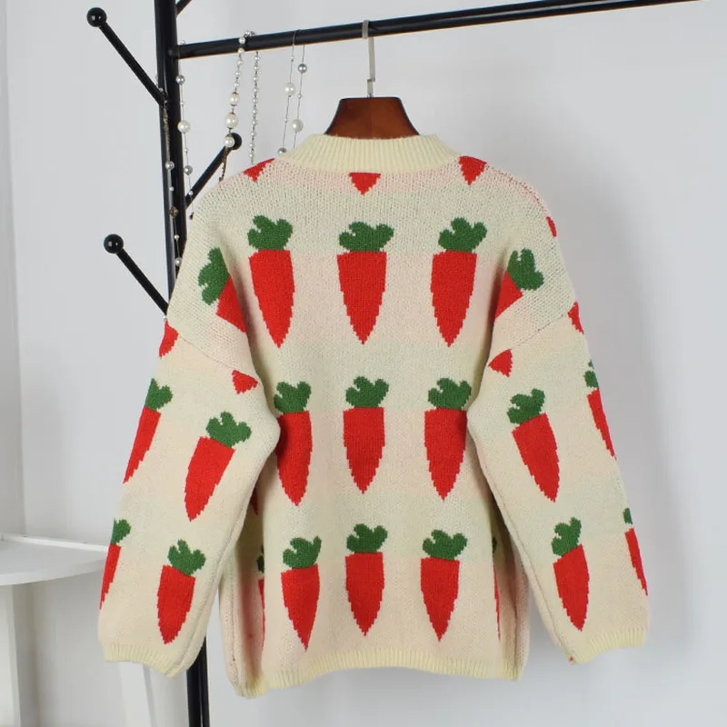 Woherb женский Kawaii Ulzzang свободный Женский пуловер корейский Панк негабаритный милый Harajuku одежда для женщин 90777