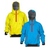 mens dry top three layer waterproof fabric jacket for fishing hunting splash paddling outdoor water sports