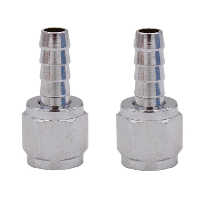2 шт./компл. шарнирная гайка-1/4 &quotFFL до 1/4&quot Барб хромированный шаровой замок MFL