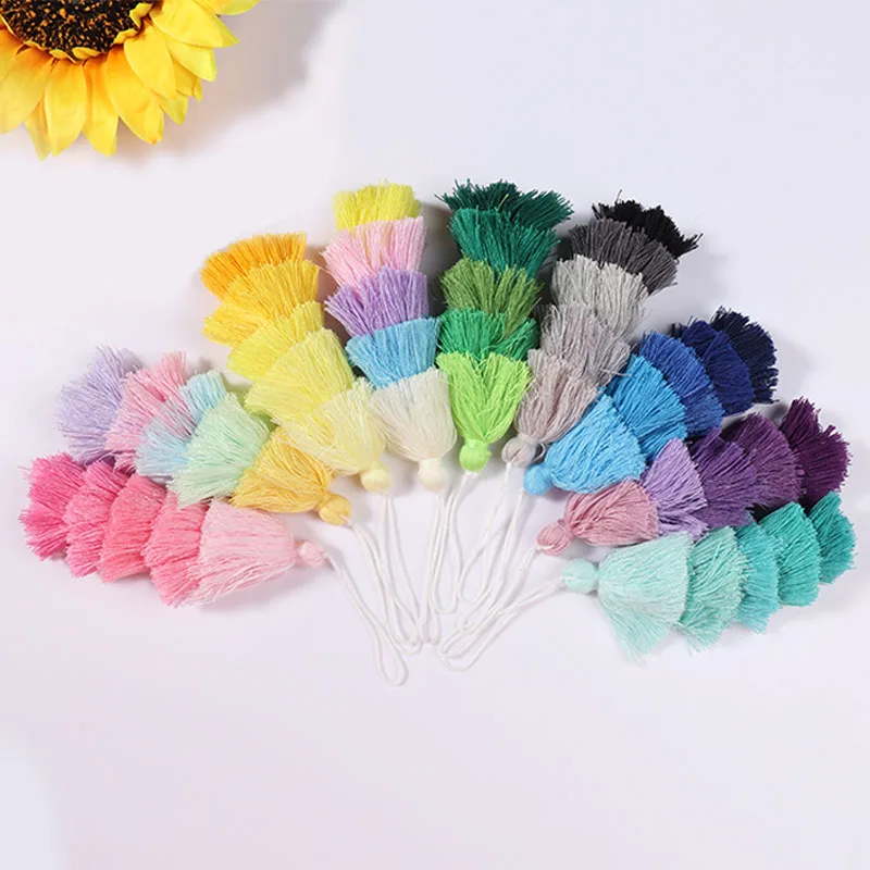 Хлопковая шелковая кисточка для брелка 5 слоев 14 см украшения одежды сделай сам