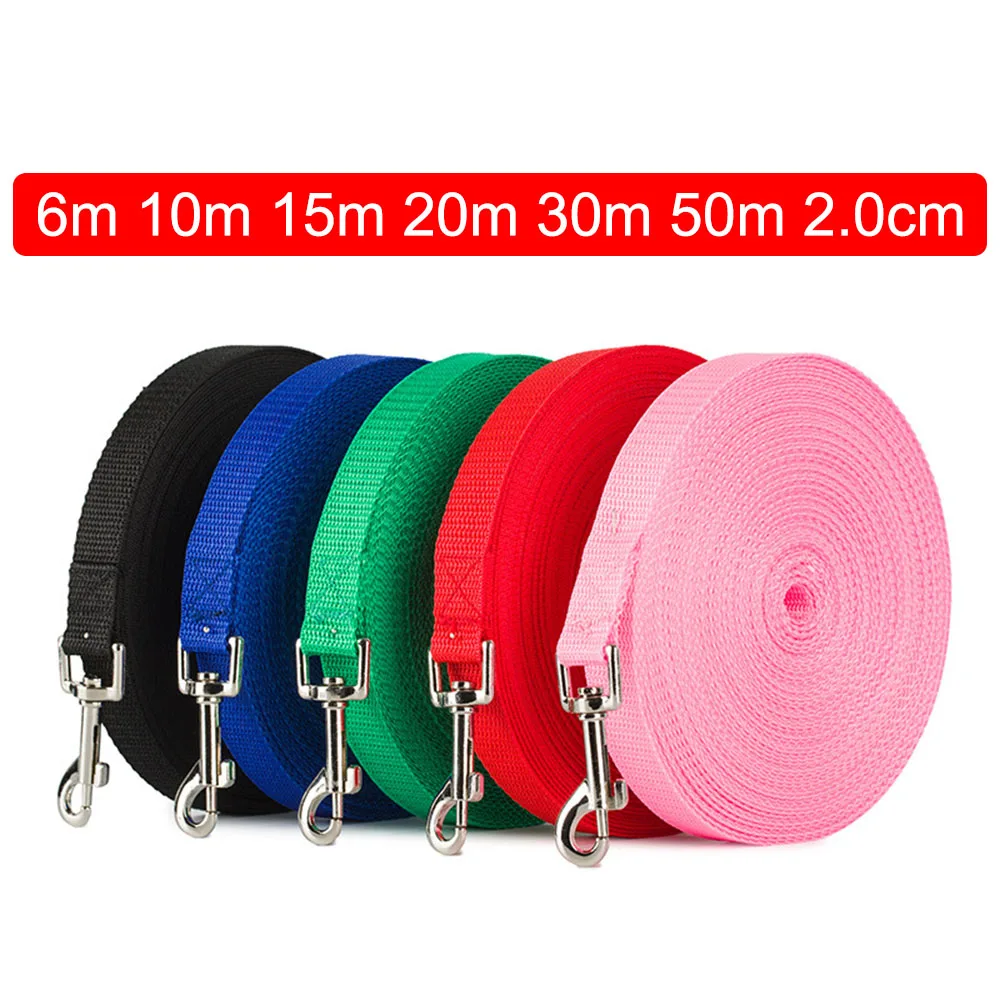 

Dog Leash Adjustable Length Leads Extra Long Dog Obedience Traceable Training Leash Dog Nylon Recall Rope Outdoor Pet Supplies