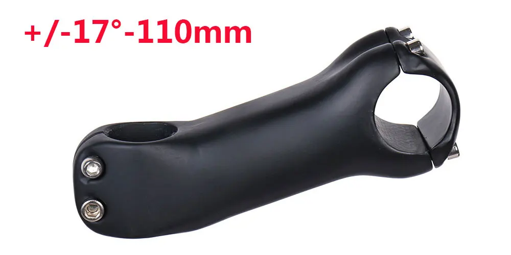 ELITA один велосипедный стержень углеродное волокно MTB/дорожный велосипед стержень 6/17 градусов 31,8 мм руль стержень UD/черный 70-130 мм