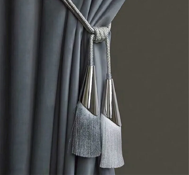 2 шт. держатели для штор с бахромой|Декоративные аксессуары штор| |