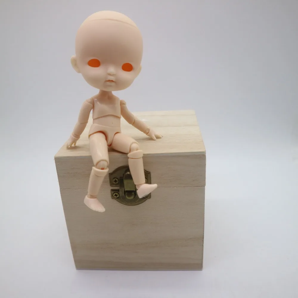 no make up doll 1 Новые сахарные куклы Ob11 куклы 1/8 изготовление на заказ BJD куклы DIY макияж куклы и голова куклы OB - Цвет: no make up doll 1
