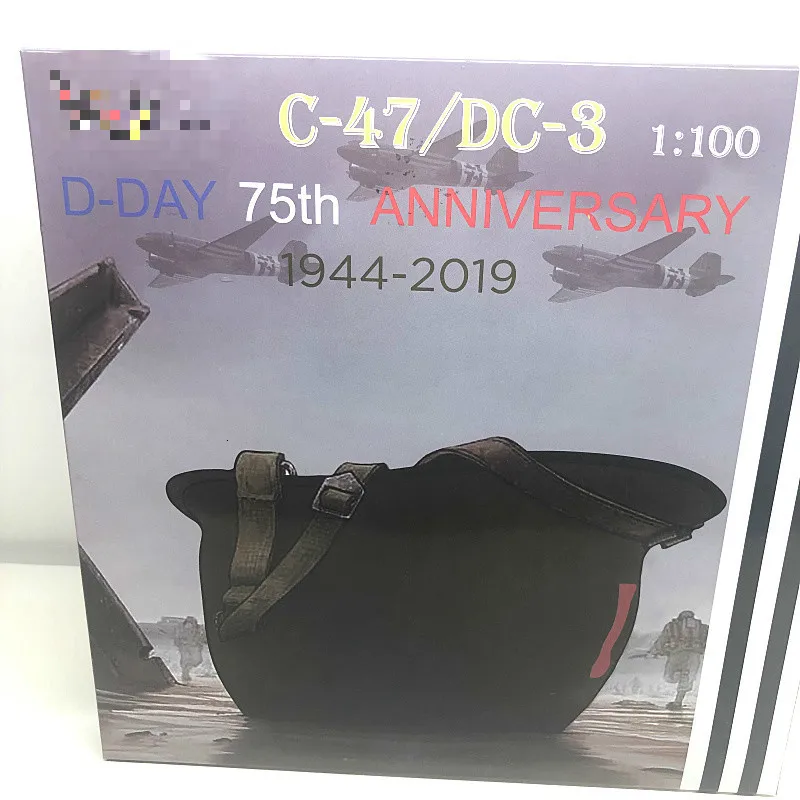 1/100 специальный литой металл Дуглас C-47 Второй мировой войны транспортный истребитель моделирование модель домашний дисплей коллекция игрушек для