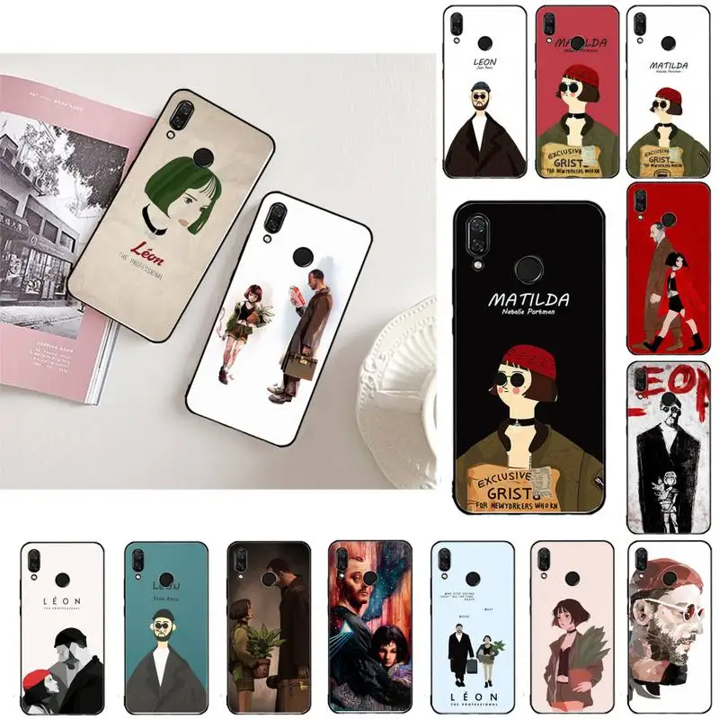 Leon Matilda Натали Портман фильм плакат чехол для телефона Xiaomi A2 A3 8 9T 8lite 8Pro 6X Redmi 7 6 X3 6A