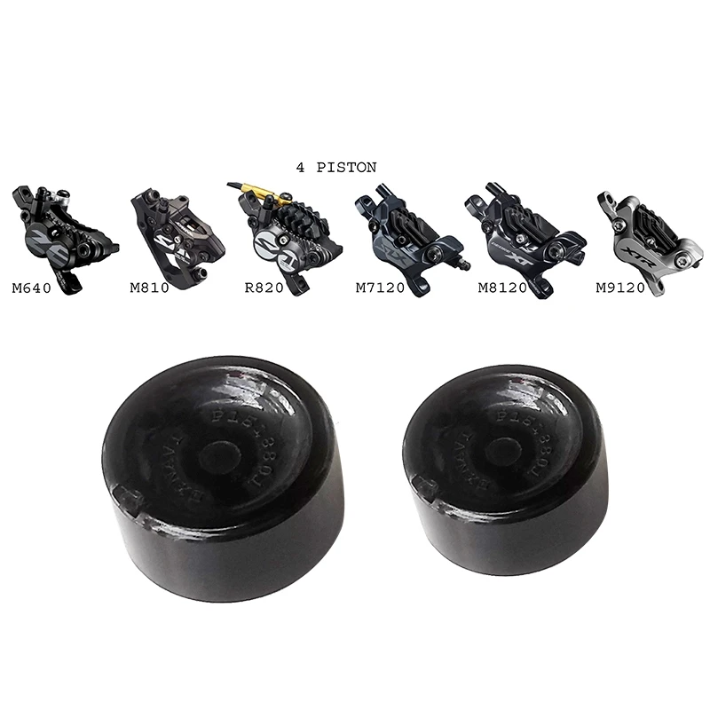 

Bike Hydraulic Disc Brake Caliper Piston Kit for Shimano M640 M810 M820 M7120 M8120 M9120 Brake Caliper 4-PISTON