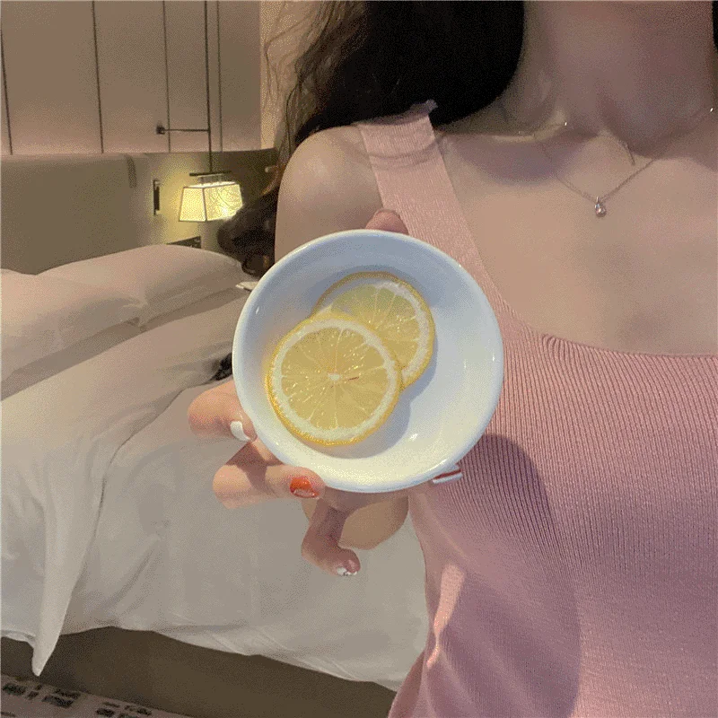 

Dressesfor Women 2021 Korean Style Casual Tank Dress Square Collar Harajuku Cottagecore Summer Fairy Sexy Mini Dress Clothing