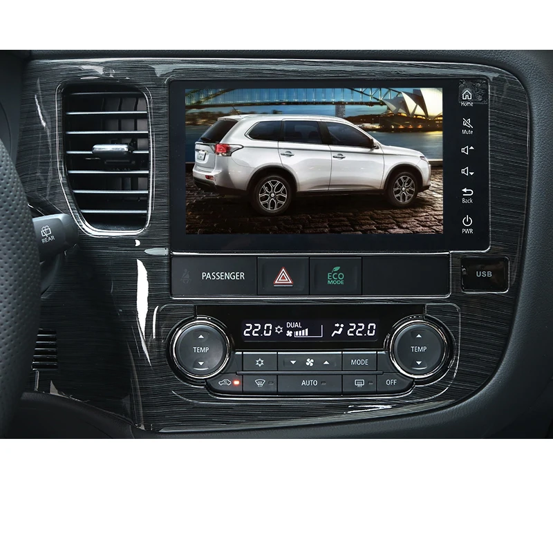 Lsrtw2017 Abs Автомобильная GPS рамка для Mitsubishi Outlander 2016 2017 2018 2019 аксессуары интерьера