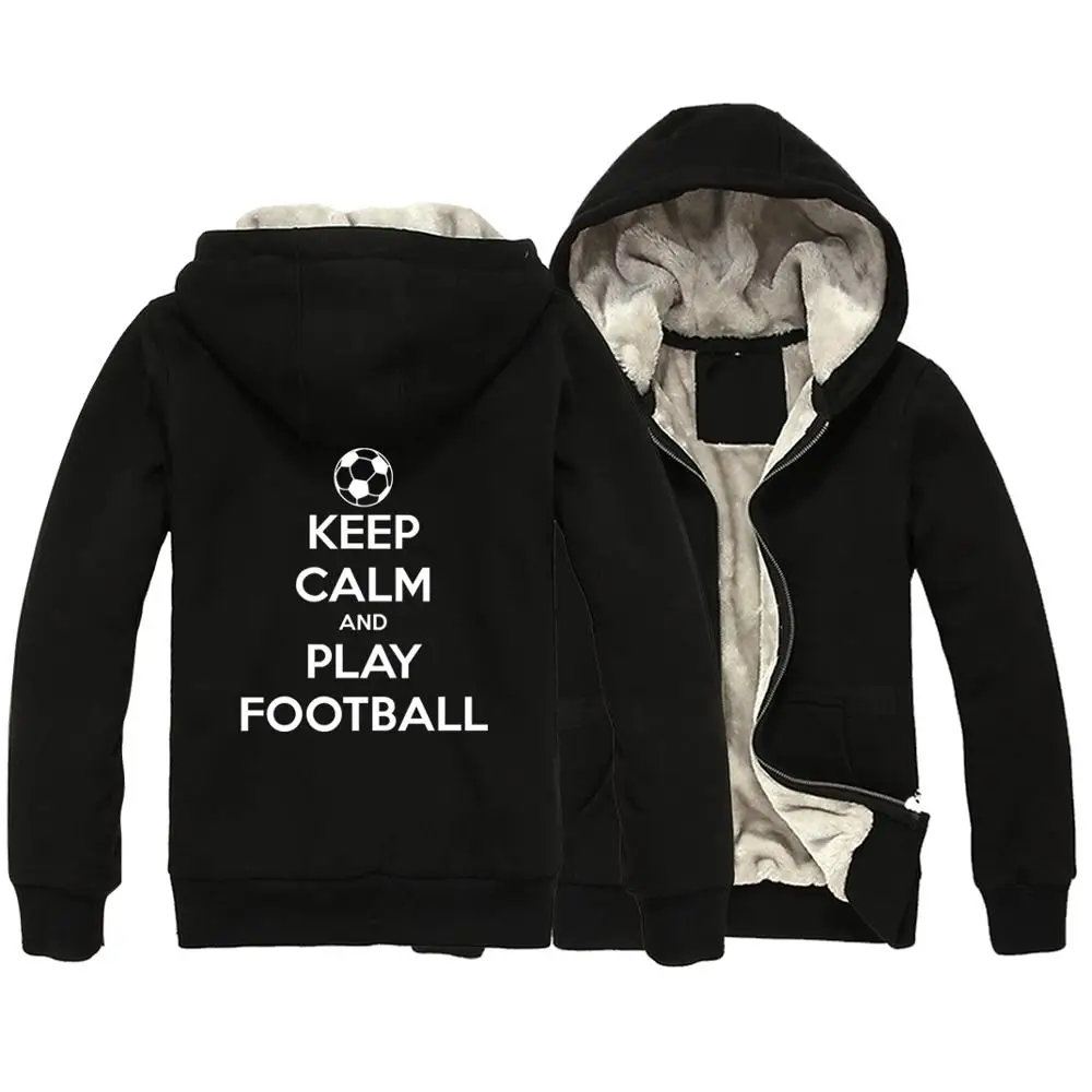 Football Baseball Soccor Basketball Angel Wing Man Boy Parkas Full Zip Coat Plus Velvet Autumn Winter Couple Clothes ZIIART
