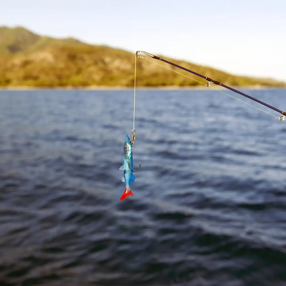 5 шт./коркор. рыболовная приманка с одним крючком для сардины хорошая прочность
