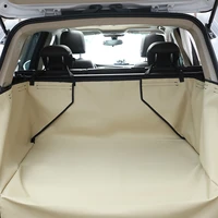 dog traval beige waterproof semi charter car cushion scratch resistant pet car mat high qulity mats hammock protector