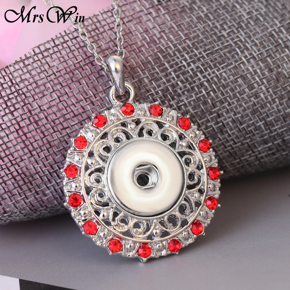 Цепочка с подвеской женская классическое круглое ожерелье кристаллами