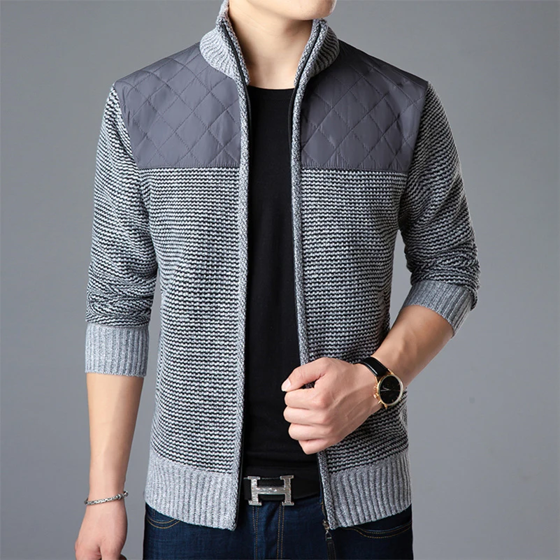 UNIVOS KUNI 2019 мужской модный свитер пальто blusa de frio masculino зимний осенний теплый