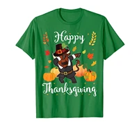 buffalo pilgrim dabbing pumpkins happy thanksgiving shirt
