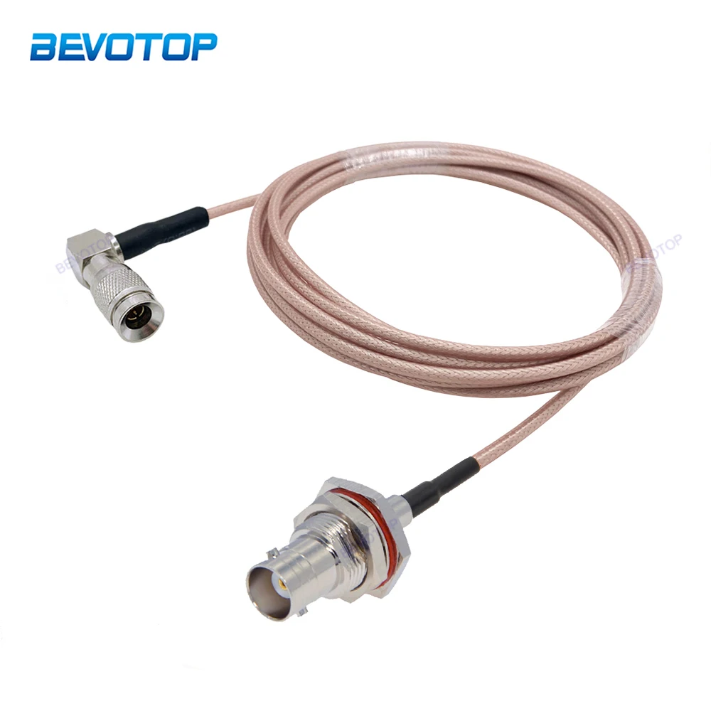 

New CC4 DIN 1.0/2.3 Right Angle to BNC Female Waterproof 75 Ohm RG179 Pigtail HD SDI Cable for Blackmagic HyperDeck Shuttle