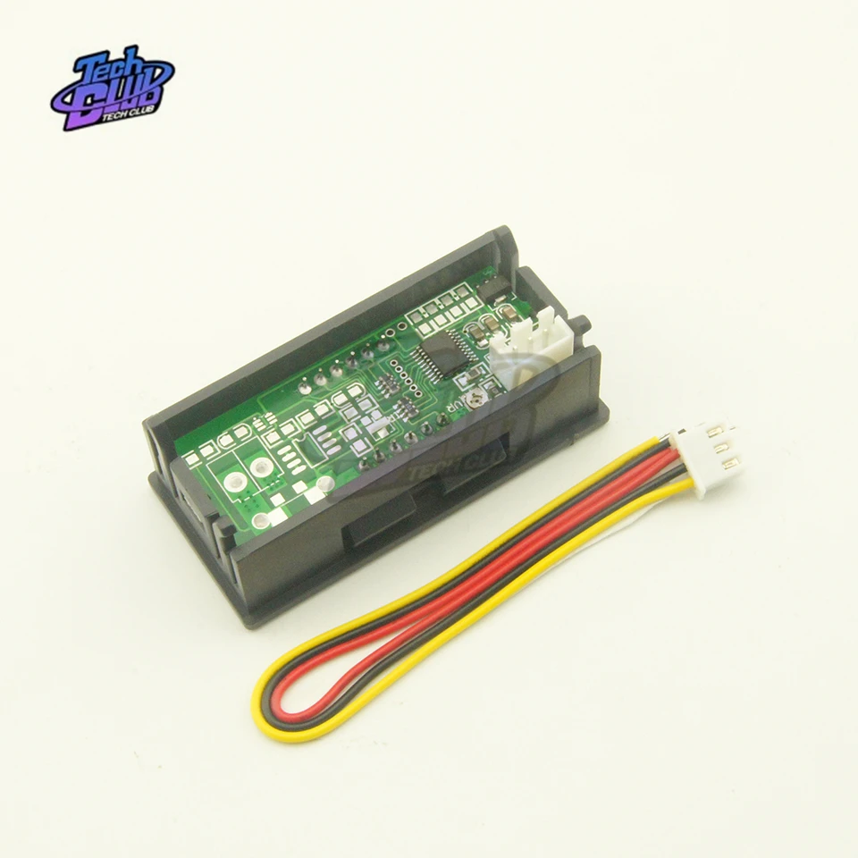 Мини светодиодный цифровой вольтметр 0 56 &quot измеритель напряжения автомобильный