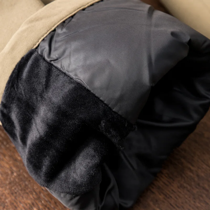 Мужские зимние плотные теплые хлопковые брюки ультралегкие уличные