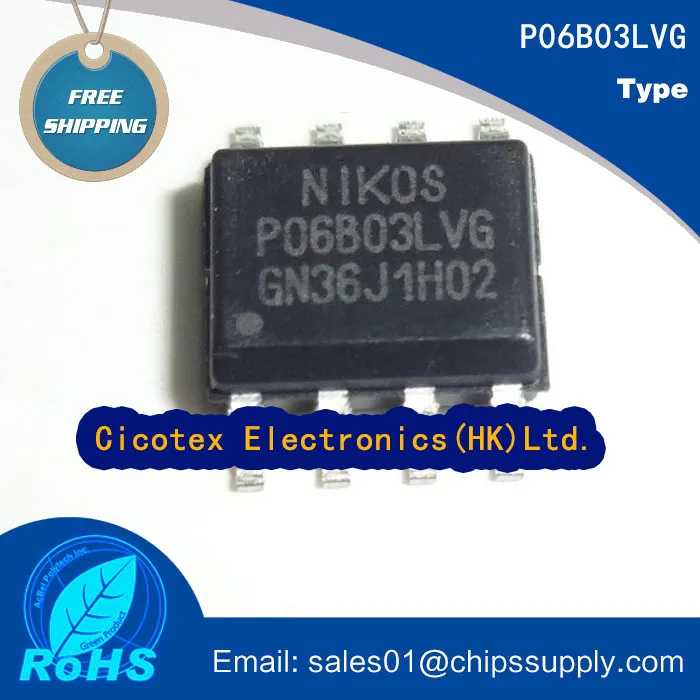 10 шт./лот P06B03LVG SOP8 двойной P CHANNEL логический уровень расширенный режим полевой