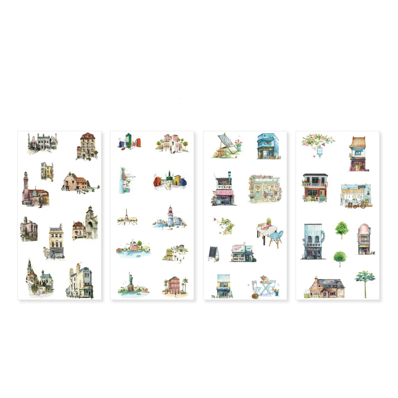 Mr. paper 24 дизайна 4 шт./лот на основе Sketchbook Deco Наклейки из бумаги васи Скрапбукинг пули журнал популярный деко постельное белье наклейки - Цвет: 11