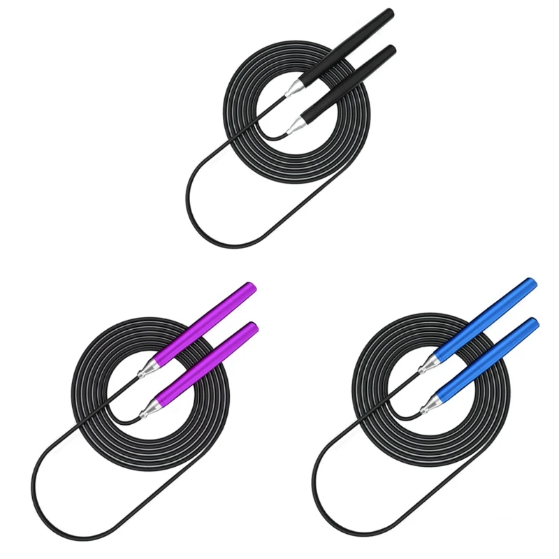 

Скакалка самоблокирующаяся со стальной проволокой 3 мм, скакалка профессиональное боксерское тренировочное оборудование, тренажер для гон...