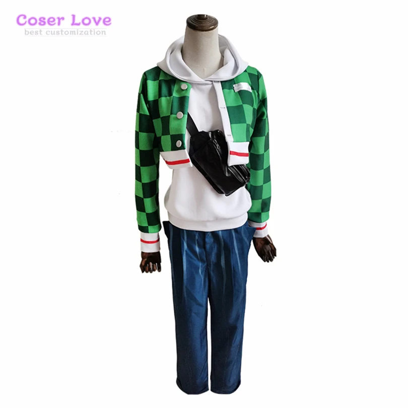 

Demon Slayer Kimetsu no Yaiba Kamado Tanjirou academy modern clothing Cosplay costume Halloween Christmas party costume