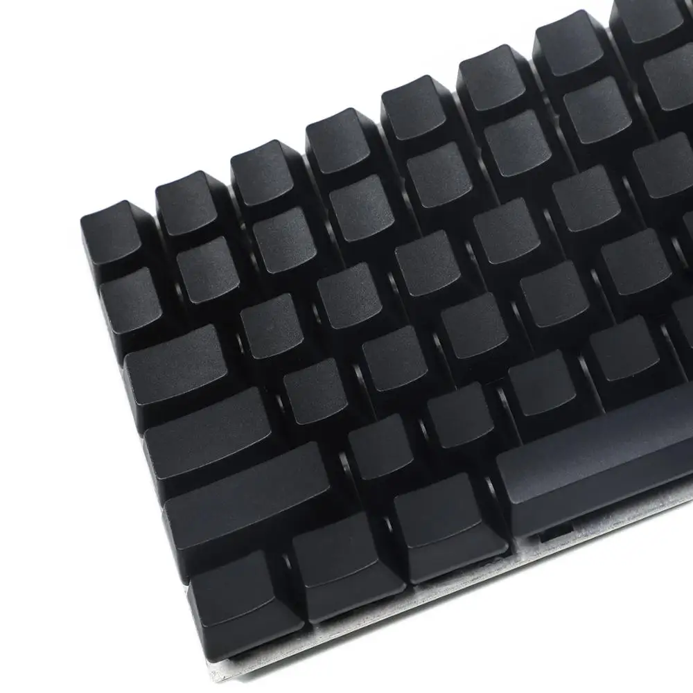 Белые черные толстые клавиатуры YMDK PBT 84 68 64 пустые клавиши OEM профильные колпачки