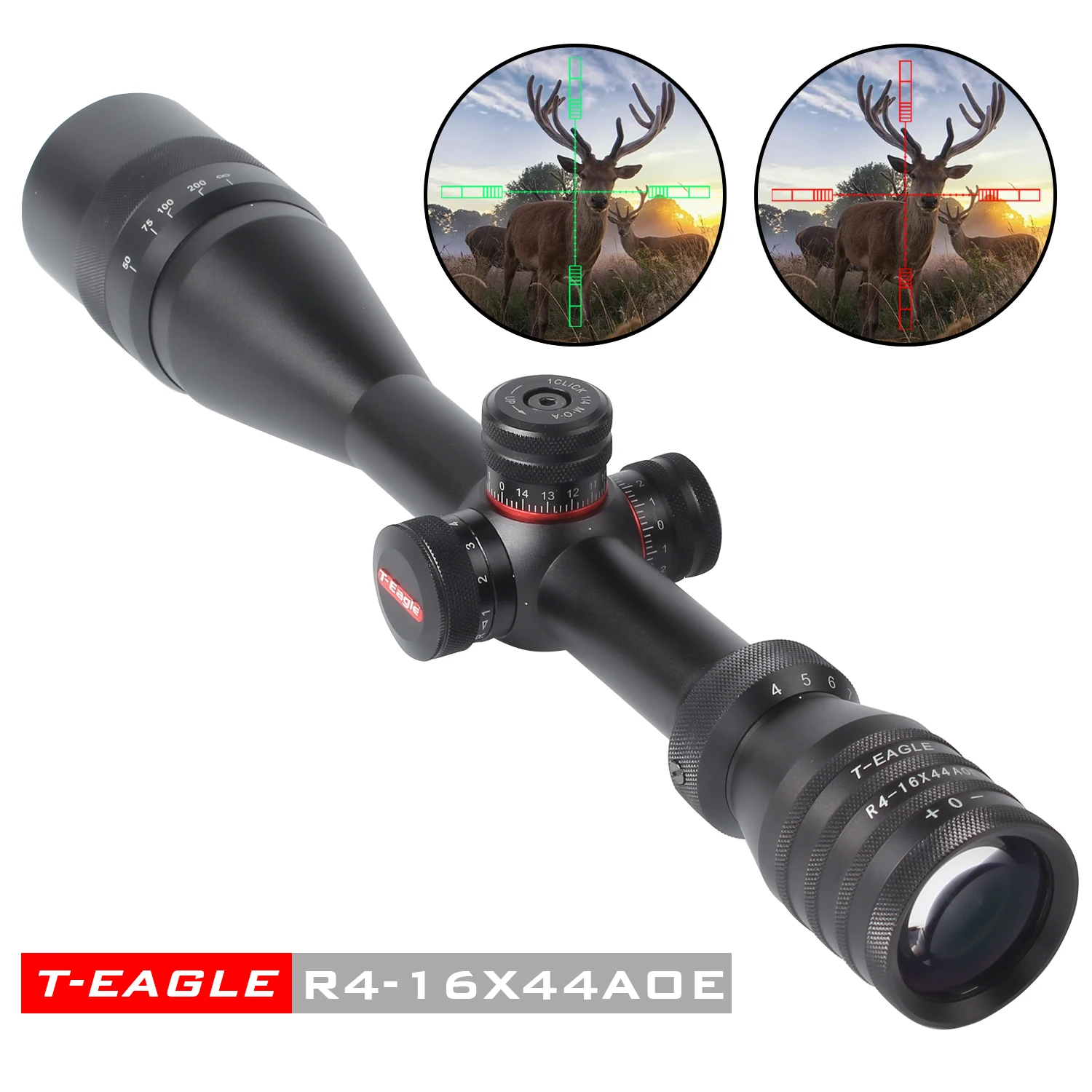 T EAGLE 4 16X44AOE Тактический RiflesScope AirRifle снайпера охотничья Оптика охотник область