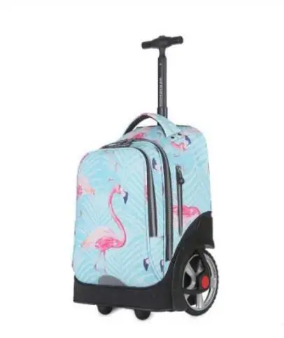 Школьная сумка для девочек с колесами, дорожный рюкзак на колесиках для подростков, детская дорожная сумка на колесиках