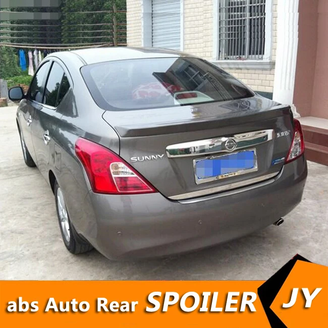 Для NISSAN Versa спойлер 2011 2016 Sunny Высокое качество ABS Материал заднее крыло автомобиля