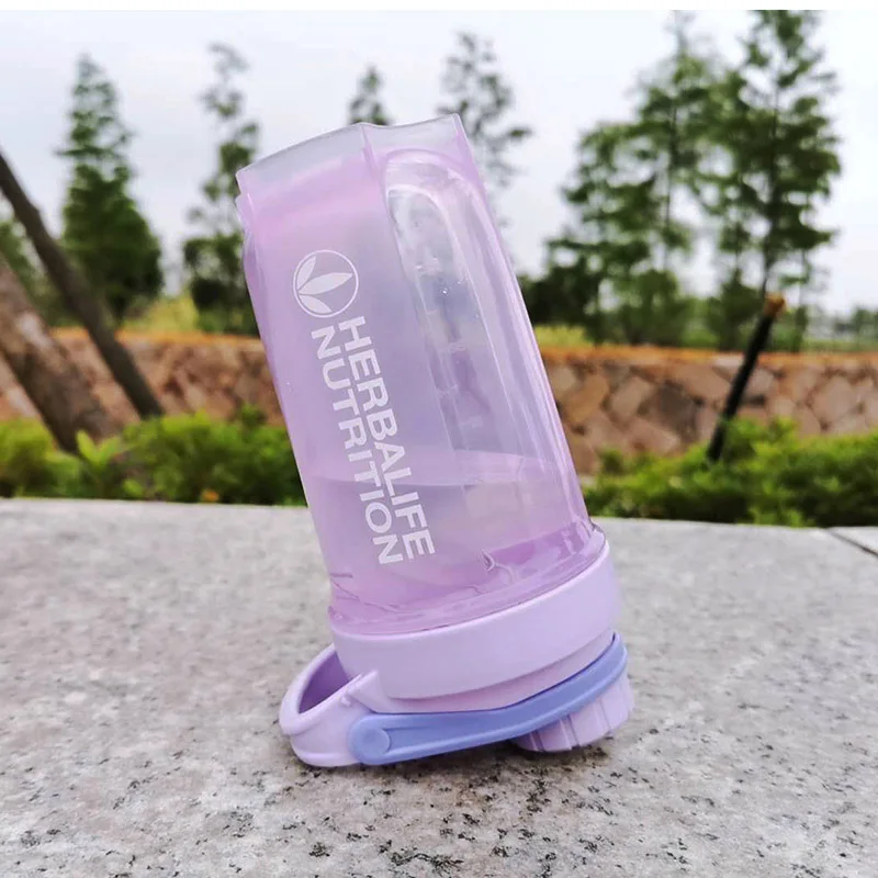 Новинка 400 мл 500 портативная прозрачная бутылка для воды Herbalife Nutrtion велосипеда