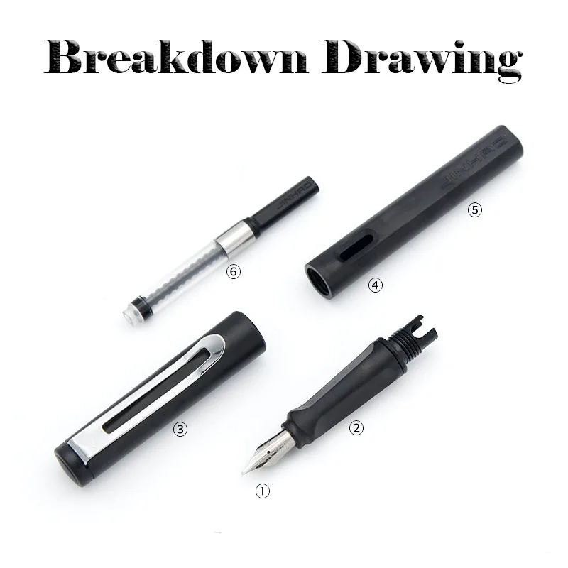 Jinhao G перо металлическое модифицированное Caneta каллиграфия круглый корпус цветок корпус английская перьевая ручка канцелярские принадлежности заменитель dip Ручка 450/599