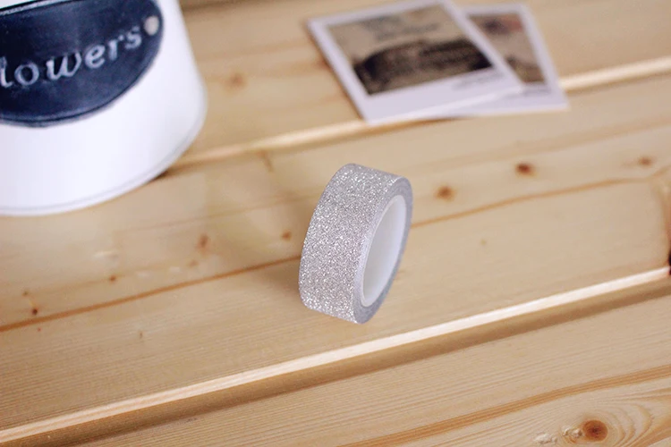 5 шт./компл. DIY декоративная лента для заклепок фотоальбома однотонная бумага лента стикер для канцелярских товаров этикетка офисные стикеры липкая лента - Цвет: 1pc