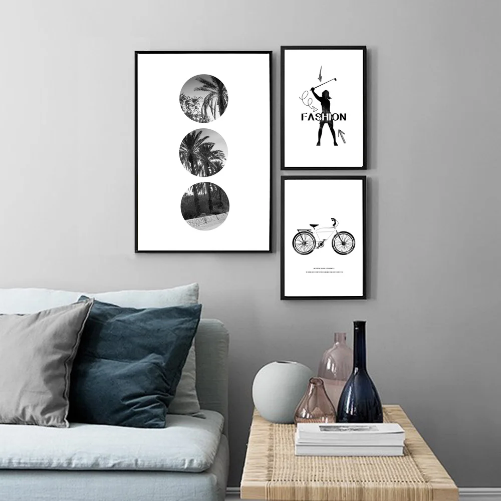 Абстрактные настенные художественные картины холст кокосовое дерево