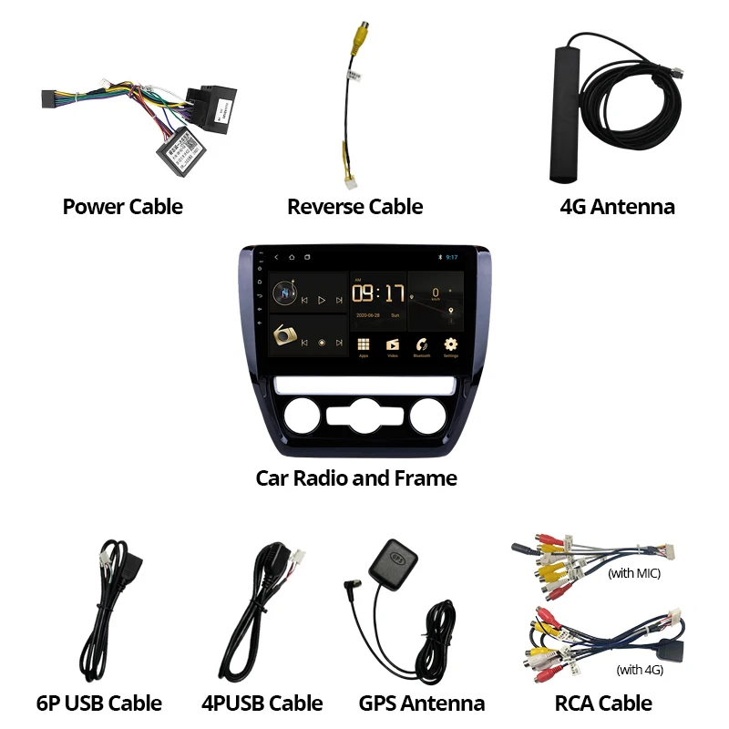 

TIEBRO For VW Volkswagen Sagitar 2012-2015 Multimedia Player Car DVD Radio GPS Navigation Touch IPS Screen 10 Inch Android 9.0