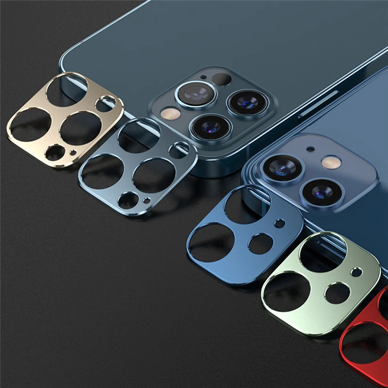 

Camera Protector for Apple iPhone 12 Pro Max 12 Mini Tempered Glass Metal Cover Film Rear Lens Protection Case for iPhone 12 Pro
